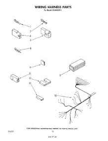 07 - Wiring Harness parts for Whirlpool Dishwasher DU4040XP1 from AppliancePartsPros.com