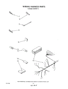 07 - Wiring Harness parts for Whirlpool Dishwasher DU8700XT5 from AppliancePartsPros.com