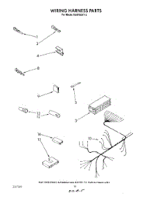 07 - Wiring Harness parts for Whirlpool Dishwasher DU8750XT3 from AppliancePartsPros.com