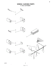 07 - Wiring Harness parts for Whirlpool Dishwasher GSHF7804W0 from AppliancePartsPros.com