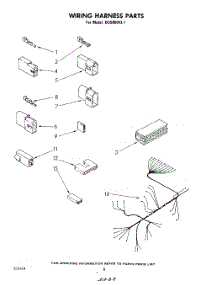 06 - Wiring Harness parts for Whirlpool Dishwasher DU5000XL1 from AppliancePartsPros.com