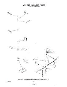 07 - Wiring Harness parts for Whirlpool Dishwasher DU8550XT1 from AppliancePartsPros.com