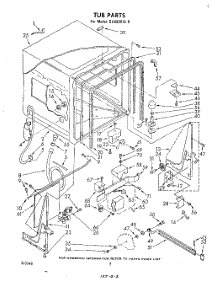 02 - Tub , Literature And Optional parts for Whirlpool Dishwasher DU8900XL0 from AppliancePartsPros.com