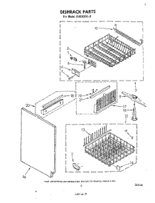 06 - Dishrack parts for Whirlpool Dishwasher DU8900XL0 from AppliancePartsPros.com