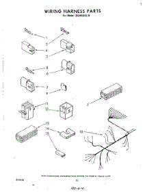 07 - Wiring Harness parts for Whirlpool Dishwasher DU8900XL0 from AppliancePartsPros.com