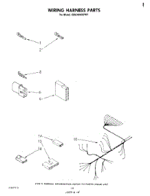 07 - Wiring Harness parts for Whirlpool Dishwasher GDU4050XPW1 from AppliancePartsPros.com