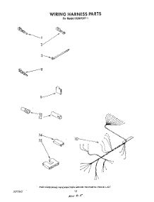 07 - Wiring Harness parts for Whirlpool Dishwasher DU8570XT1 from AppliancePartsPros.com