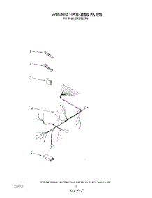 07 - Wiring Harness parts for Whirlpool Dishwasher DP3000XRN4 from AppliancePartsPros.com