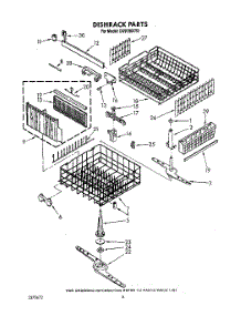 06 - Dishrack, Lit / Optional parts for Whirlpool Dishwasher DU9700XY0 from AppliancePartsPros.com