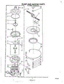 05 - Pump And Motor parts for Whirlpool Dishwasher DU3016XL0 from AppliancePartsPros.com