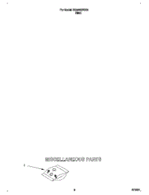 06 - Miscellaneous parts for Whirlpool Dishwasher DU960QPDB0 from AppliancePartsPros.com