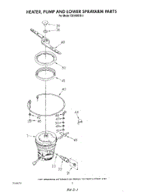 04 - Heater, Pump And Lower Spray Arm parts for Whirlpool Dishwasher DU9500XS3 from AppliancePartsPros.com