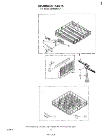 05 - Dishrack parts for Whirlpool Dishwasher GDP6880XLP1 from AppliancePartsPros.com