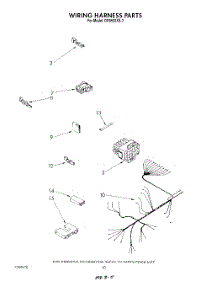 07 - Wiring Harness parts for Whirlpool Dishwasher DU9500XS3 from AppliancePartsPros.com