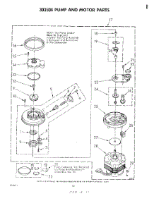 07 - Pump And Motor parts for Whirlpool Dishwasher GDP6880XLP1 from AppliancePartsPros.com