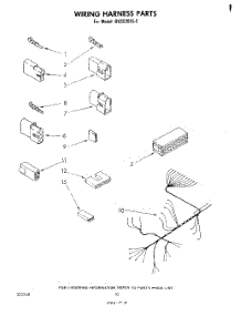 07 - Wiring Harness parts for Whirlpool Dishwasher DU5500XL0 from AppliancePartsPros.com