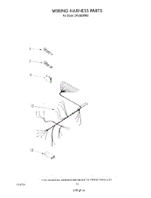 07 - Wiring Harness parts for Whirlpool Dishwasher DP3000XRN3 from AppliancePartsPros.com