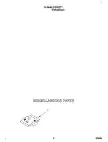 06 - Miscellaneous parts for Whirlpool Dishwasher DU8750XY1 from AppliancePartsPros.com