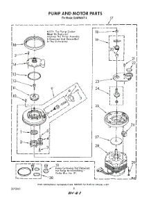 06 - Pump And Motor parts for Whirlpool Dishwasher DU8700XT4 from AppliancePartsPros.com