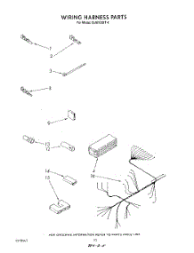 07 - Wiring Harness parts for Whirlpool Dishwasher DU8700XT4 from AppliancePartsPros.com
