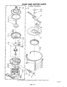 05 - Pump And Motor parts for Whirlpool Dishwasher DU3040XP0 from AppliancePartsPros.com