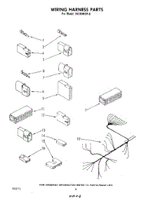 06 - Wiring Harness parts for Whirlpool Dishwasher DU3040XP0 from AppliancePartsPros.com