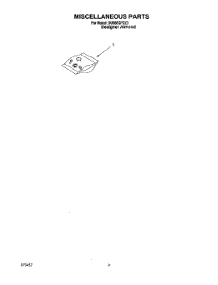 06 - Miscellaneous, Lit / Optional parts for Whirlpool Dishwasher DU980QPDZ3 from AppliancePartsPros.com