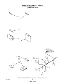 06 - Wiring Harness parts for Whirlpool Dishwasher DU8100XT4 from AppliancePartsPros.com