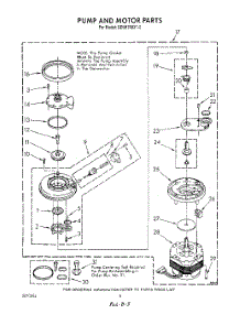 06 - Pump And Motor parts for Whirlpool Dishwasher GDU8700XT0 from AppliancePartsPros.com