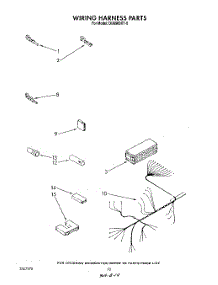 07 - Wiring Harness parts for Whirlpool Dishwasher DU8900XT6 from AppliancePartsPros.com