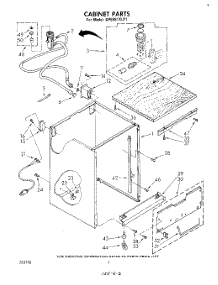 02 - Cabinet parts for Whirlpool Dishwasher DP6881XLP1 from AppliancePartsPros.com