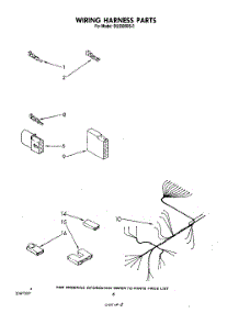 06 - Wiring Harness parts for Whirlpool Dishwasher DU2000XS0 from AppliancePartsPros.com