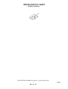 08 - Miscellaneous , Literature And Optional parts for Whirlpool Dishwasher TUD3000W0 from AppliancePartsPros.com