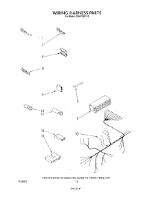 07 - Wiring Harness parts for Whirlpool Dishwasher DU8700XT2 from AppliancePartsPros.com