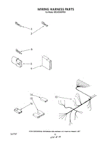 07 - Wiring Harness parts for Whirlpool Dishwasher GDU4050XPW4 from AppliancePartsPros.com