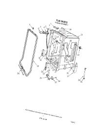 03 - Tub parts for Whirlpool Dishwasher DU1800XT1 from AppliancePartsPros.com