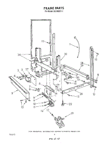 04 - Frame , Literature And Optional parts for Whirlpool Dishwasher DU1800XT1 from AppliancePartsPros.com