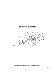 06 - Detergent Cup parts for Whirlpool Dishwasher DU1800XT1 from AppliancePartsPros.com