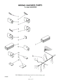 06 - Wiring Harness parts for Whirlpool Dishwasher GSHU3024W1 from AppliancePartsPros.com