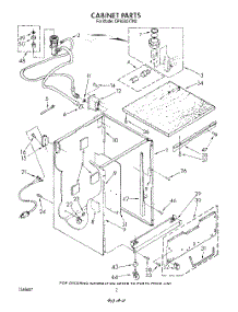 02 - Cabinet parts for Whirlpool Dishwasher DP8500XTN2 from AppliancePartsPros.com