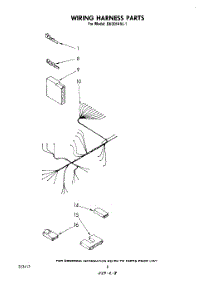 06 - Wiring Harness parts for Whirlpool Dishwasher DU3014XL1 from AppliancePartsPros.com
