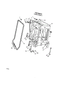 03 - Tub parts for Whirlpool Dishwasher DU1800XT2 from AppliancePartsPros.com