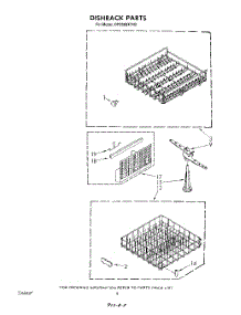 05 - Dish Rack parts for Whirlpool Dishwasher DP8500XTN2 from AppliancePartsPros.com