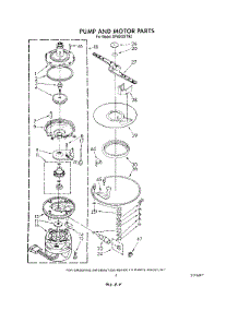 06 - Pump And Motor parts for Whirlpool Dishwasher DP8500XTN2 from AppliancePartsPros.com