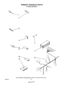 07 - Wiring Harness parts for Whirlpool Dishwasher DU9700XR8 from AppliancePartsPros.com