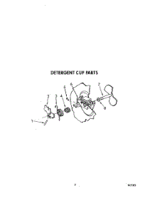 06 - Detergent Cup parts for Whirlpool Dishwasher DU1800XT2 from AppliancePartsPros.com