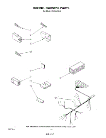 07 - Wiring Harness parts for Whirlpool Dishwasher DU5040XP2 from AppliancePartsPros.com
