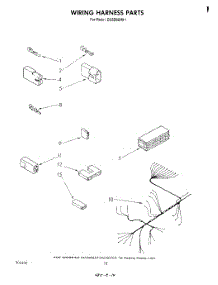 07 - Wiring Harness parts for Whirlpool Dishwasher DU5004XM1 from AppliancePartsPros.com