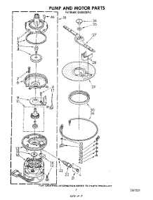 05 - Pump And Motor parts for Whirlpool Dishwasher DU3040XP2 from AppliancePartsPros.com