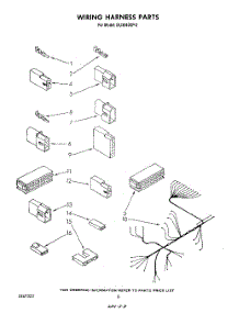 06 - Wiring Harness parts for Whirlpool Dishwasher DU3040XP2 from AppliancePartsPros.com